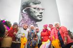 Komeda zamieszkał w Słupsku na dobre. Słynny jazzman ma swój mural [ZDJĘCIA]