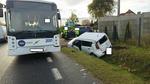 Kolizja autobusu PKS na drodze do Ustki. Nikomu nic się nie stało