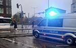 Poranne potrącenia pieszych na ulicach Słupska. Policjanci pracowali na miejscu dwóch kolizji.