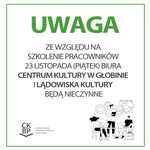 SZKOLENIE - Centrum Kultury i Biblioteka Publiczna Gminy Słupsk