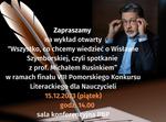Wszystko o Wisławie - o noblistce opowie w Słupsku Michał Rusinek
