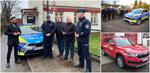Noworoczny prezent dla służb z powiatu słupskiego: trzy pojazdy dla policji i straży pożarnej