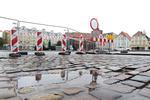 Od dziś utrudnienia dla słupskich kierowców. Zamknięto przejazd przez Stary Rynek