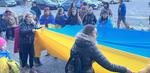 Protest przeciwko wojnie w Ukrainie. "Dla tych, którzy walczyli i walczą o wolność"