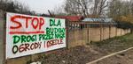Protest w Słupsku. Działkowcy nie chcą budowy ulicy Nowej Olimpijskiej na ich terenie