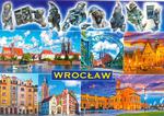Pocztówka z Wrocławia z podziękowaniem dla usteckich policjantów.