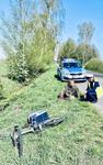 Nasi na Podlasiu. Pijany rowerzysta zatrzymany przez policjantów słupskiej drogówki.