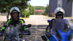 Pomorscy policjanci czuwają nad bezpieczeństwem motocyklistów
