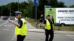 Policjanci rozpoczęli zabezpieczenie jednej z największych imprez muzycznych w kraju- bezpieczeństwo podczas Open'er Festival