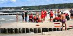 Skoczył do wody na niestrzeżonej plaży w Ustce. Sparaliżowany trafił do szpitala
