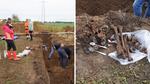 Podczas prac ziemnych pod Słupskiem znaleziono ludzkie szczątki. Pochodzą prawdopodobnie z 1945 roku
