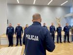 Zmiany kadrowe w Komendzie Miejskiej Policji w Słupsku - wręczenie rozkazów personalnych