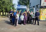 Spotkanie z policjantów z młodzieżą - rozmowa o bezpiecznych wakacjach