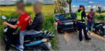 Miał skosić trawnik, wziął brata na przejażdżkę skuterem. W Kobylnicy dziecko wiozło dziecko