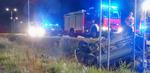 Dachowanie w Grabnie. 21-letni kierowca zatrzymany. Policja podaje powód