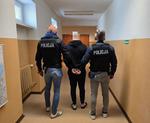 Groził nożem pracownicy sklepu. Sprawca rozboju zatrzymany przez policjantów.
