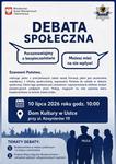 Porozmawiajmy o bezpieczeństwie. Debata społeczna w Ustce w piętek 10 lipca.